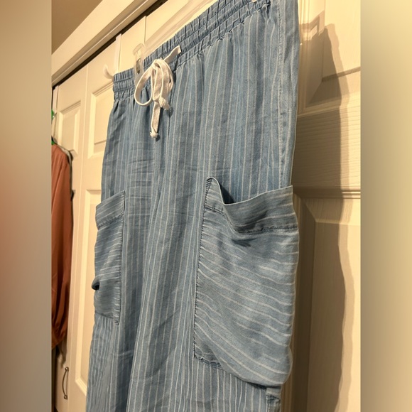 Indigo Rein Striped Soft Pants - Picture 3 of 10